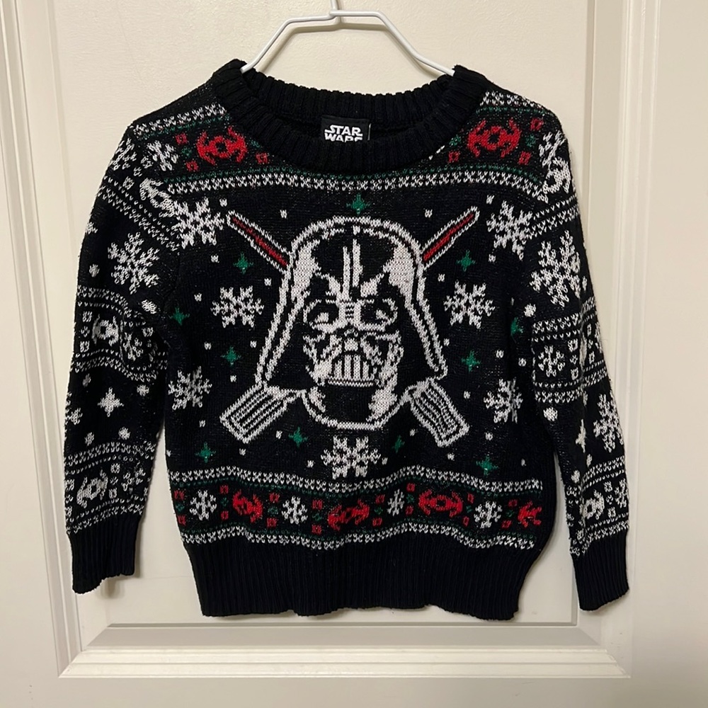 2T Darth Vader Christmas sweater